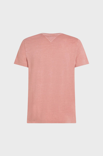 Tommy Hilfiger Bisiklet Yaka % 100 Pamuk Regular Fit Erkek T Shirt MW0MW35186 TJ5 PEMBE