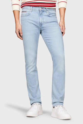 Tommy Hilfiger Normal Bel Slim Fit Jeans Erkek Kot Pantolon MW0MW31095 1AC AÇIK MAVİ