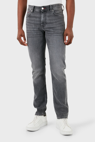 Tommy Hilfiger - Tommy Hilfiger Normal Bel Straight Fit Jeans Erkek Kot Pantolon MW0MW34512 1B2 ANTRASİT (1)