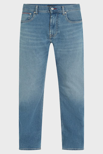 Tommy Hilfiger Organik Pamuklu Normal Bel Slim Taper Fit Jeans Erkek Kot Pantolon MW0MW33971 1BA AÇIK MAVİ