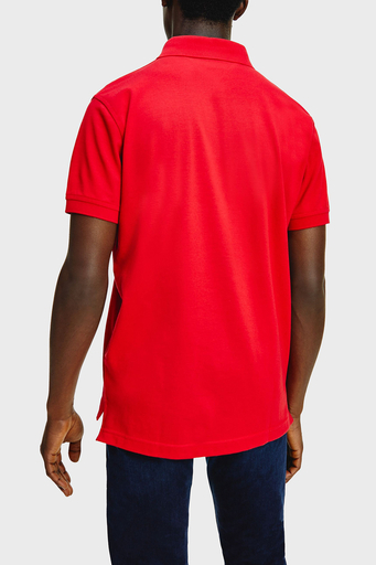 Tommy Hilfiger Pamuklu Regular Fit Erkek Polo T Shirt MW0MW17770 XLG KIRMIZI