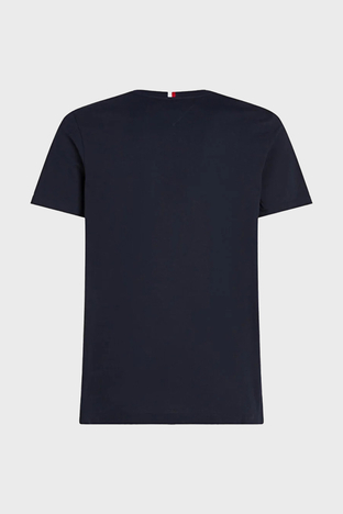 Tommy Hilfiger - Tommy Hilfiger Regular Fit Pamuklu Erkek T Shirt MW0MW35459 DW5 LACİVERT (1)