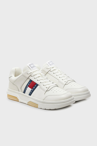 Tommy Jeans - Tommy Jeans Kaydırmaz Tabanlı Sneaker Erkek Ayakkabı EM0EM01429 YBL BEYAZ (1)