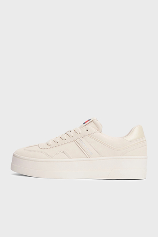 Tommy Hilfiger - Tommy Jeans Süet Sneaker Bayan Ayakkabı EN0EN02676 ACG BEJ (1)