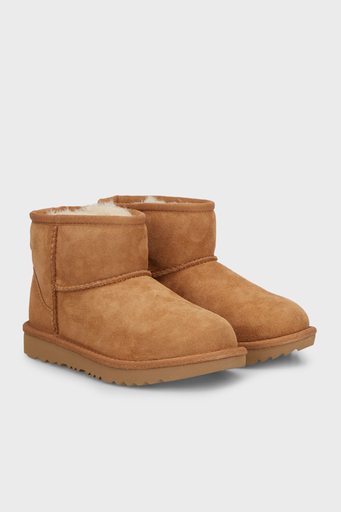 Ugg İç Kısmı Yumuşak Tüylü Deri Çocuk Bot 1017715K TABA