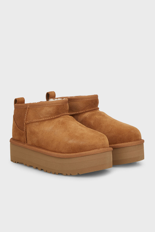 UGG - Ugg İç Kısmı Yumuşak Tüylü Mini Platform Çocuk Bot 1157791K TABA (1)