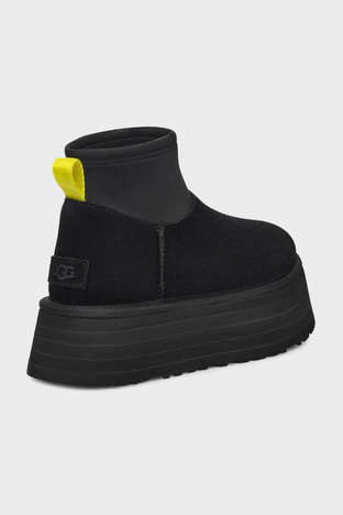 UGG - Ugg Süet Kalın Taban Mini Bayan Bot 1168170 SİYAH (1)