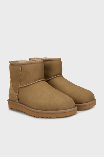 UGG W Classic Hakiki Deri Mini Bayan Bot 1016222 Koyu Naturel