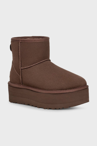 Ugg W Classic Hakiki Deri Mini Platform Bayan Bot 1134991 KAHVE