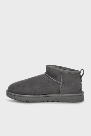 UGG - UGG W Classic Hakiki Deri Ultra Mini Bayan Bot 1116109 GRİ (1)