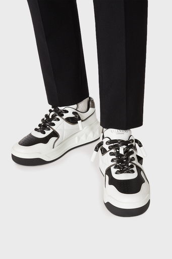 Valentino Garavani Hakiki Deri Sneaker Erkek Ayakkabı 2Y2S0G37WRI 6S0 BEYAZ