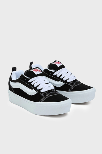 Vans Knu Stack Süet Sneaker Bayan Ayakkabı VN000CP66BT1 SİYAH-BEYAZ