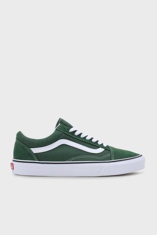 Vans - Vans Old Skool Sneaker Unisex Ayakkabı VN0005UF6QU1 Koyu Yeşil-Beyaz
