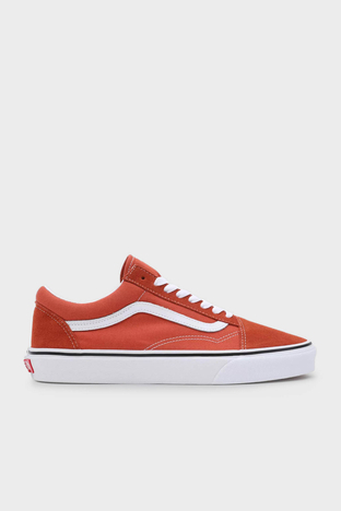 Vans - Vans Old Skool Sneaker Unisex Ayakkabı VN0005UFGWP1 Orange-Beyaz