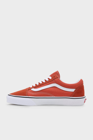 Vans - Vans Old Skool Sneaker Unisex Ayakkabı VN0005UFGWP1 Orange-Beyaz (1)