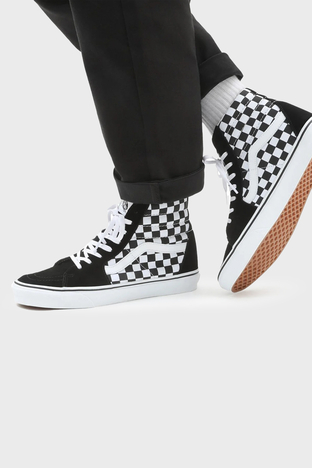 Vans - Vans UA SK8-Hi Bilekli Sneaker Unisex Ayakkabı VN0A32QGHRK1 SİYAH-BEYAZ (1)