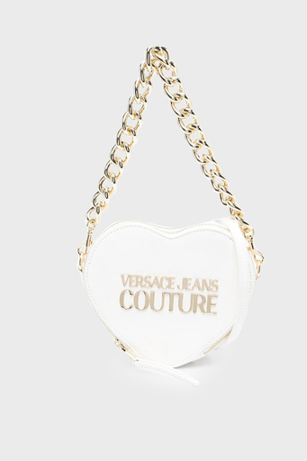 Versace Jeans Couture Çıkarılabilir Ayarlanabilir Askılı Zincirli Bayan Çanta 74VA4BL6 ZS467 003 BEYAZ