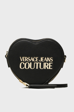 Versace Jeans Couture - Versace Jeans Couture Çıkarılabilir Ayarlanabilir Askılı Zincirli Bayan Çanta 74VA4BL6 ZS467 899 SİYAH