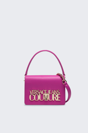 Versace Jeans Couture - Versace Jeans Couture Logolu Çıkarılabilir Askılı Bayan Çanta 73VA4BL3 ZS412 455 FUŞYA