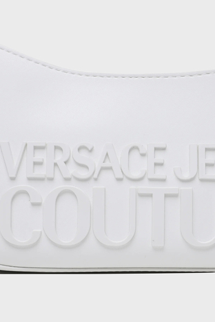 Versace Jeans Couture - Versace Jeans Couture Logolu Çıkarılabilir Omuz Askılı Bayan Çanta 74VA4BH8 ZS613 003 BEYAZ (1)