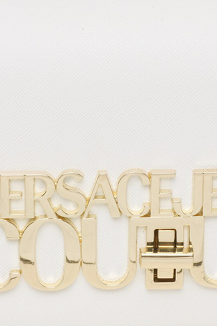 Versace Jeans Couture - Versace Jeans Couture Logolu Çıkarılabilir Zincir Askılı Bayan Çanta 74VA4BL3 ZS467 003 BEYAZ (1)