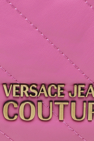 Versace Jeans Couture - Versace Jeans Couture Logolu Fular Detaylı Kapitone Bayan Sırt Çantası 74VA4BAG ZS409 406 FUŞYA (1)