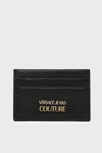 Versace Jeans Couture Logolu Hakiki Deri Erkek Kartlık 74YA5PA2 ZP114 899 SİYAH