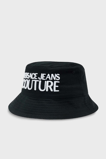 Versace Jeans Couture Logolu Pamuklu Bucket Erkek Şapka 74YAZK05 ZG009 L01 SİYAH