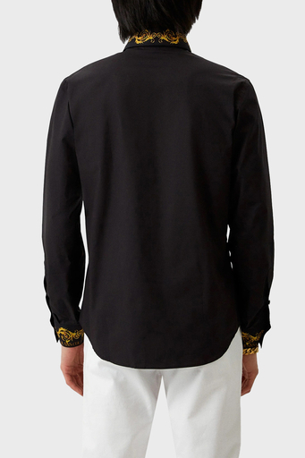 Versace Jeans Couture Pamuklu Regular Fit Erkek Gömlek 74GAL2SB N0132 899 SİYAH